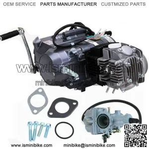 125cc 4 Stroke Engine Motor, For Honda Crf50 Crf70 Xr50 Xr70 Z50r Ct70 Mini Trail Motor Engine Carb Complete Kit 125cc Engine Small Engine Motor Motorcycle Dirt Pit Bike