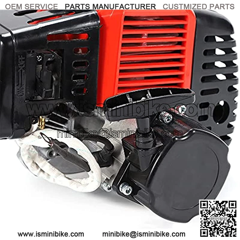 2 Stroke 49cc Engine Single Cylinder Pull Start Mini Chopper/Bike Exhaust Air Cooled Motor Aluminum Replacement Parts For Pocket Mini Pit Dirt Bike ATV Quad Bike" - Image 5
