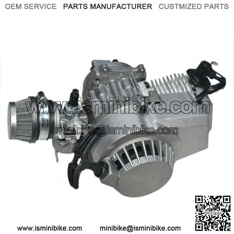 Complete 47cc 49cc Engine Motor For 2 Stroke ATV Mini Quad Go Kart Pit Dirt Bike - Image 2