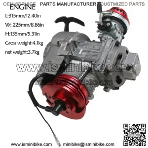 2 Stroke 47cc 49cc Pull Start Engine Motor for Pocket Dirt Quad ATV Mini bike