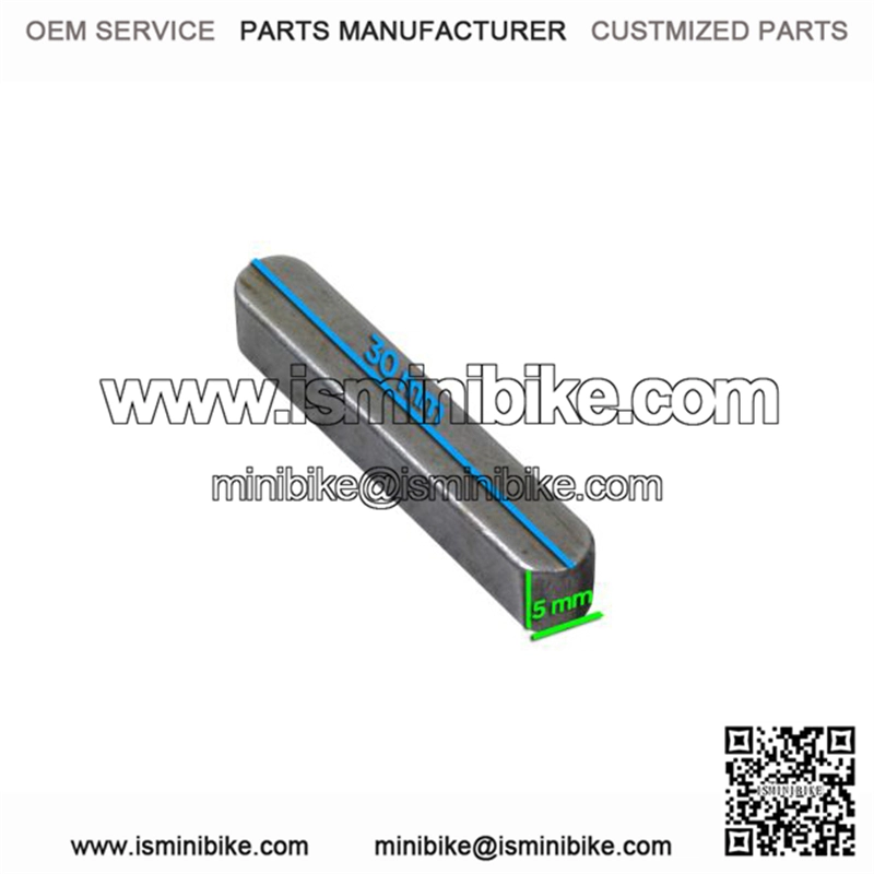 5 mm x 5 mm x 30 mm Jackshaft Sprocket Key for the Baja Mini Bike MB165 and MB200 (Baja Heat, Mini Baja, Baja Warrior) - Image 2