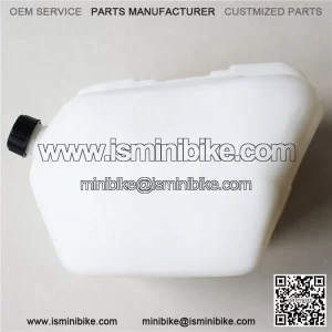 Go kart 5 liter double cover racing fuel tank