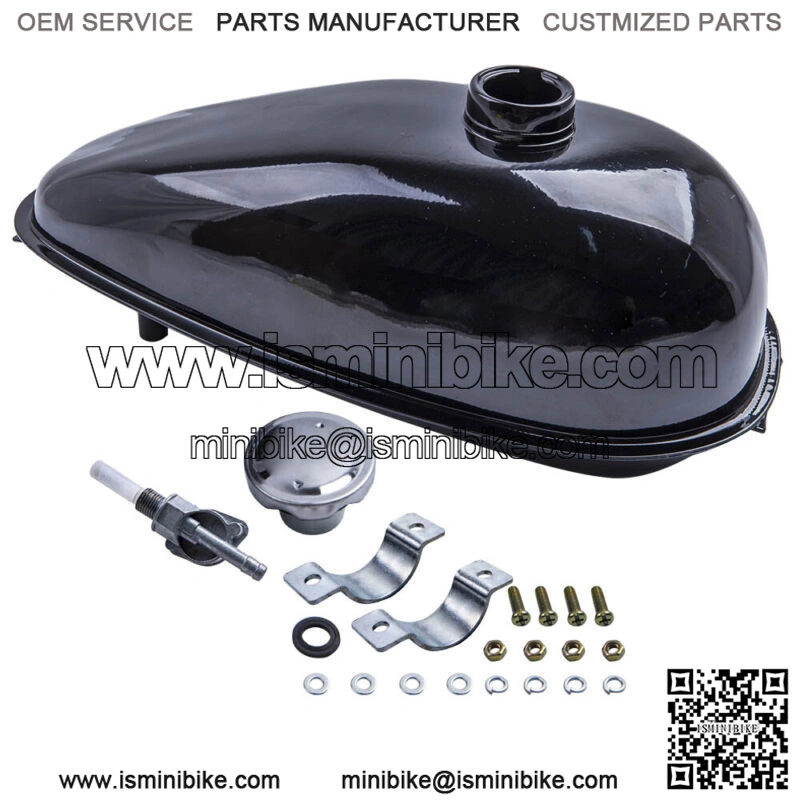 4L Gas Fuel Petrol Tank for 49cc 60cc 80cc Motorized Bicycle Bike High Quality