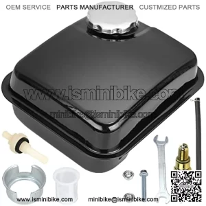 Gas Fuel Tank for Predator 212cc 224cc 196cc 200cc Coleman CT200U BT200x KT196 Baja Warrior Massimo MB200 Mini Bike GX160 GX200 Engine Hammerhead 80t Go Kart Parts 0.81 gallons