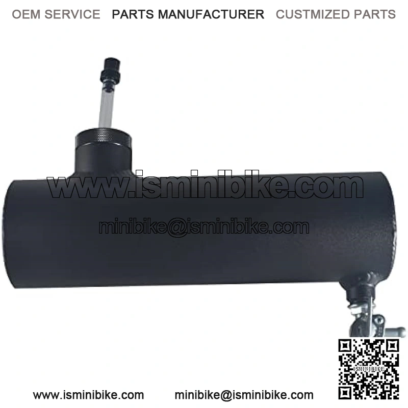 Black Gas Tank Aluminum Cylinder 10" For Coleman Powersports CT200U BT200X CT200u-ex,For Predator 212cc 196cc/6.5HP Go Kart and Gas Mini Bike
