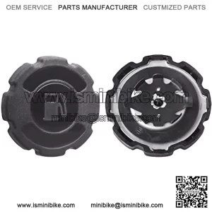 2 PCS Gas Fuel Tank Cap For Baja 2.8HP 97cc Engines Doodlebug MB165 & MB200 Mini Bike, Coleman CT200U, Predator 79 Go karts Engine, Hensim DB-30 Honda 4HP-13HP Engine GX160 GX200, 168F,Dirt Bug