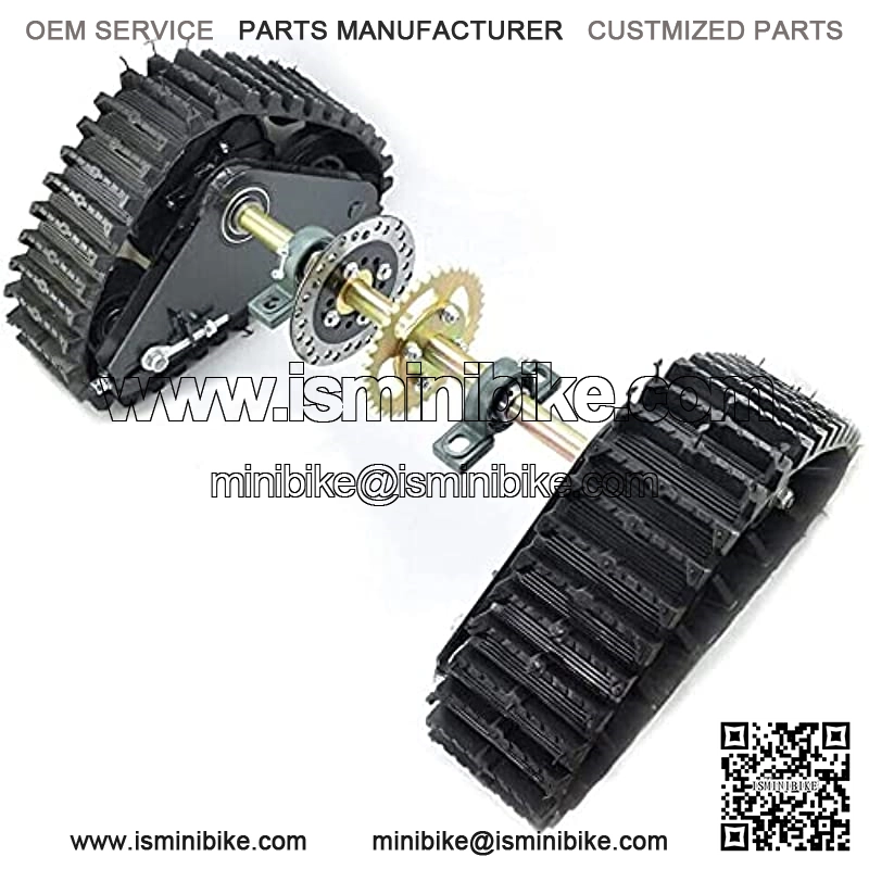 DENESTUS Go Kart 60CM Metal Rear Axle Complete Kit For Gasoline Motor Snowmobile Mountain Cycle (US Warehouse)