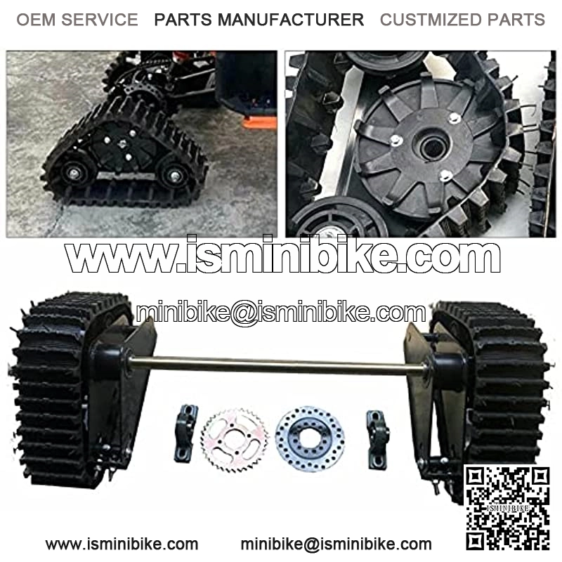 DENESTUS Go Kart 60CM Metal Rear Axle Complete Kit For Gasoline Motor Snowmobile Mountain Cycle (US Warehouse) - Image 2