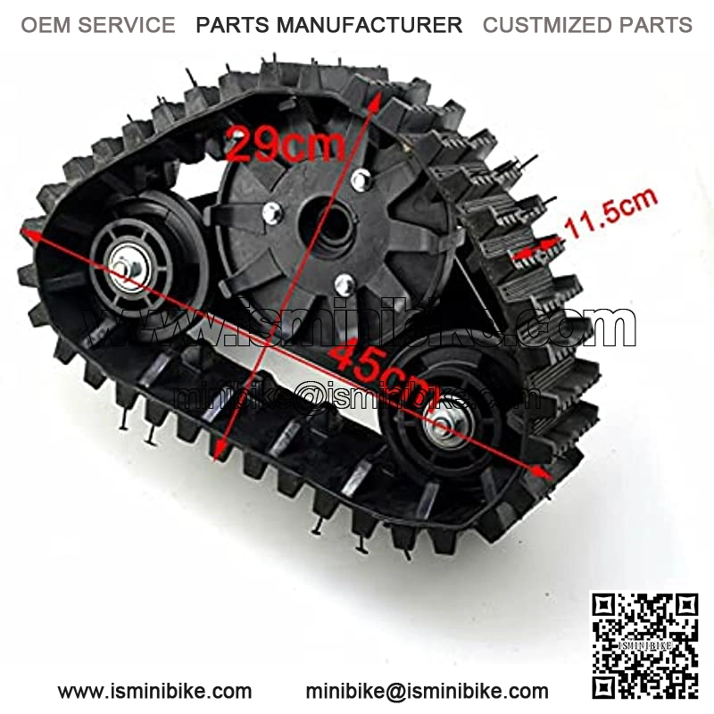 DENESTUS Go Kart 60CM Metal Rear Axle Complete Kit For Gasoline Motor Snowmobile Mountain Cycle (US Warehouse) - Image 4