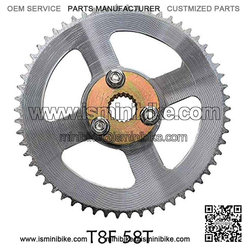 Rear Axle Shaft Kit with T8F Sprocket Brake Disc Pillow Block Assembly for Go Kart Quad Trike Drift Bikes - Image 3