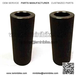 (2) 2-1/2" Length x 5/8" ID Axle Wheel Bolt Bushing Spacers Mini Bike Go Karts