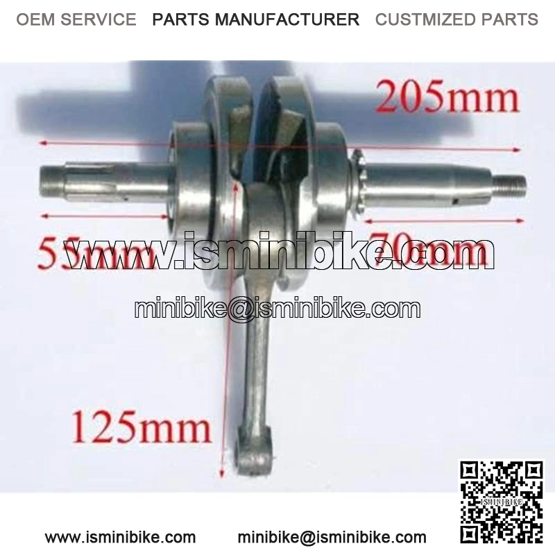 CRANK SHAFT ASSEMBLY CRANKSHAFT 110cc 125cc compatible with TaoTao: BoulderB1, ATA 110 D/D1, ATA 125 D, ATA 125 F1, DB 10, GK 110, ATK 125 A, Jeep Auto, ATA 110 B/B1, Cheetah, ATA 135 DU - Image 2