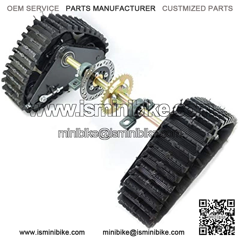 DENESTUS Special 600mm Go Kart Buggy Quad Rear Wheel ATV Snow Sand Snowmobile Rear Axle Track Assemly pro Kits US Stock
