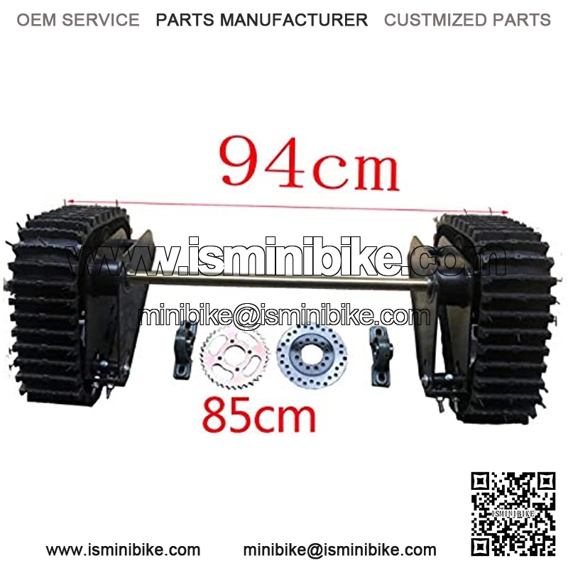 DENESTUS Special 600mm Go Kart Buggy Quad Rear Wheel ATV Snow Sand Snowmobile Rear Axle Track Assemly pro Kits US Stock - Image 3