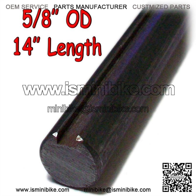 5/8" x 14" Keyed Jackshaft Drift Trike Axle Kit Go Kart Cart Parts Steel New