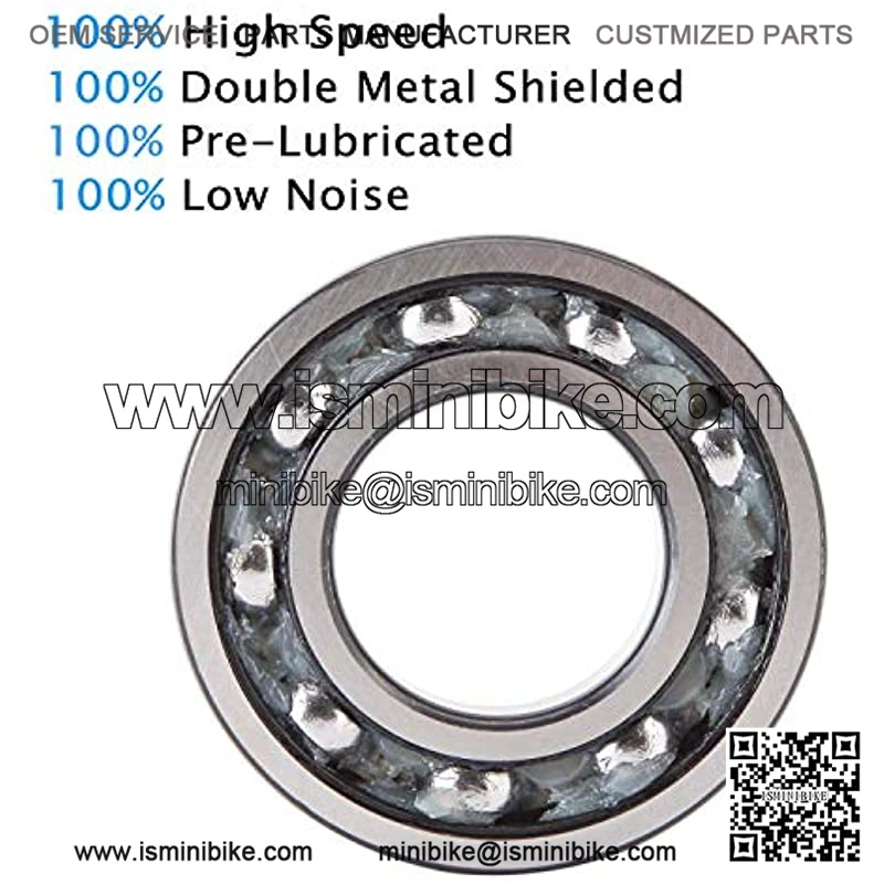 Donepart Bearings 5/8" IDx 1-3/8" ODx .433" Thick 99502H-2RS Double Rubber Sealed Bearings for Go Kart, Mini Bikes, Lawn Mower, Wheels (4 Pack) - Image 3