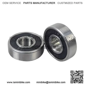 6000-2RS (6000RS) Sealed Scooter & ATV Bearings (Set of 2)
