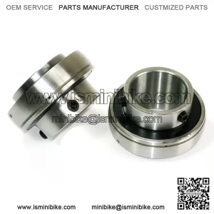 2 NEW SEALED BALL BEARINGS GO KARTS, PLATED 1" REAR AXLE BEARING