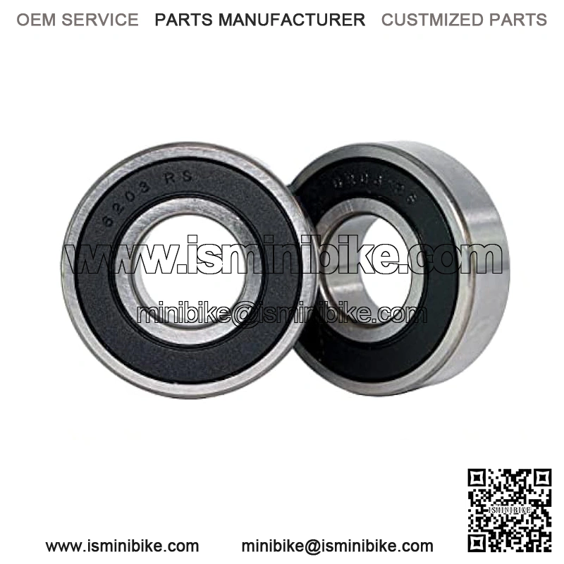 2 Jackshaft Bearings w/Grease for Coleman CT200U BT200X CT200U-EX RB200 196cc Mini Bike,Baja MB200, Massimo MB200, Realtree RT200 6203RS(Pack of 2) - Image 3