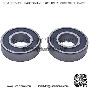 2PCS 6203RS Jackshaft Bearings for Coleman CT200U BT200X CT200U-EX RB200 196cc Mini Bike,Baja MB200, Massimo MB200, Realtree RT200(Pack of 2)