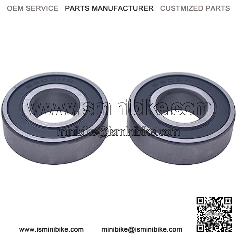 2PCS 6203RS Jackshaft Bearings for Coleman CT200U BT200X CT200U-EX RB200 196cc Mini Bike,Baja MB200, Massimo MB200, Realtree RT200(Pack of 2)