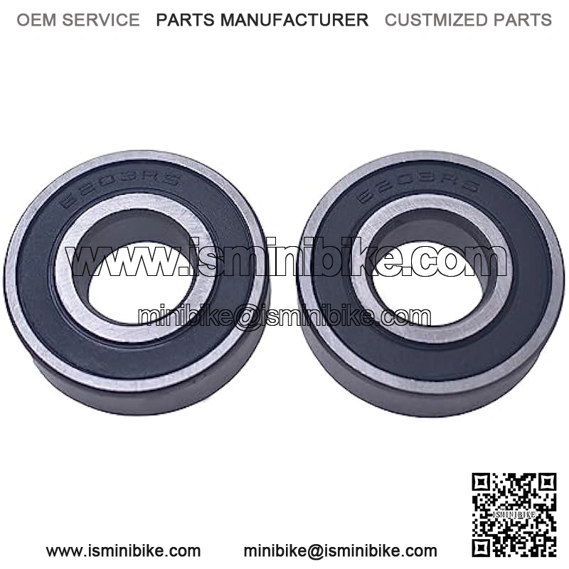 2PCS 6203RS Jackshaft Bearings for Coleman CT200U BT200X CT200U-EX RB200 196cc Mini Bike,Baja MB200, Massimo MB200, Realtree RT200(Pack of 2) - Image 3