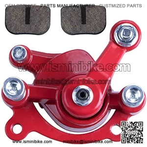 Rear Disc Brake Caliper with Brake Pads Replacement Compatible with Baja Doodlebug Dirtbug 97cc 2.8HP DB30