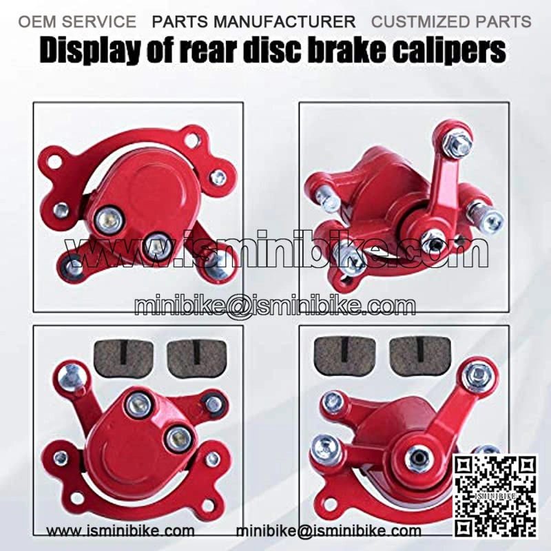 Rear Disc Brake Caliper with Brake Pads Replacement Compatible with Baja Doodlebug Dirtbug 97cc 2.8HP DB30 - Image 3