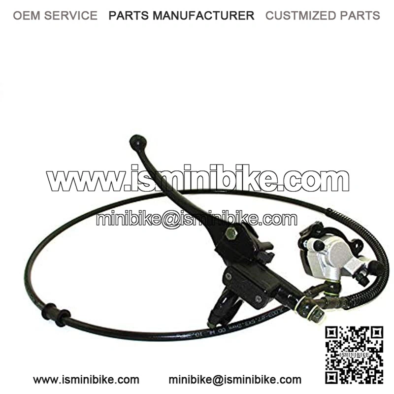 Upgraded Hydraulic Brake System 50 Incch Hose For Mini Bike Doodlebug DB30 Minibikes Go Karts
