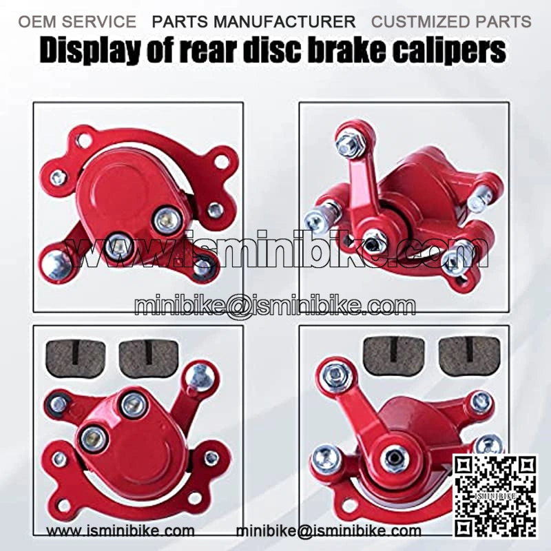 Rear Disc Brake Caliper with Brake Pads Compatible with Predator 212 Moto MM-B80 80CC 2.5HP MM-B105 - Image 2