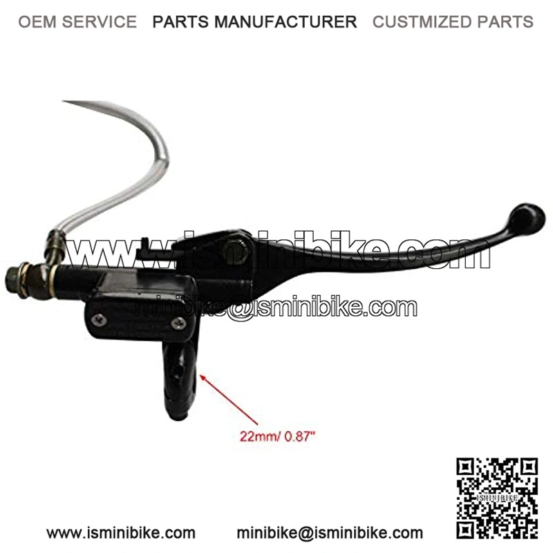Front Disc Brake Master Cylinder Caliper Assembly Replacement for 2 Stroke 43cc 47cc 49cc Mini Pocket Bike Dirt Bike Mini Chopper Scooter - Image 3
