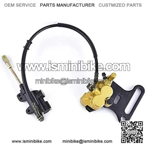 Rear Disc Hydraulic Brake Assembly Caliper Master Cylinder With Pad For 70cc 110cc 125cc 140cc 150cc PIT PRO Dirt Bike