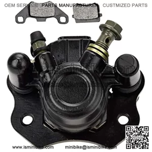 Chinese ATV Rear Brake Caliper for 50cc 70cc 90cc 110cc 125cc 150cc 200cc Coolster Taotao Kazuma Roketa Sunl Four Wheeler Kinroad Trailmaster XRX 150 250 GT Tomberlin Crossfire