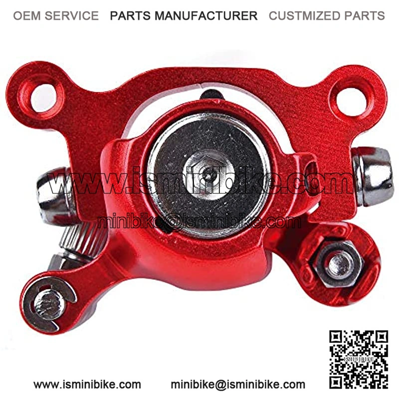 Red Rear Brake Caliper & 4.72" Disc Rotor Brake Replacement for MBX10 MBX11 Moto Rear Mini Bike - Image 5