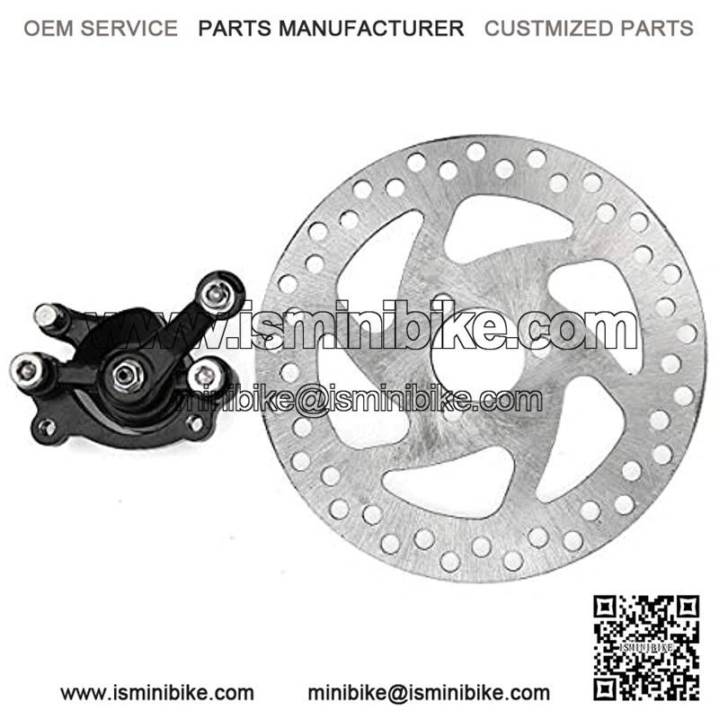 140mm Rear Disc Brake Rotors Caliper Kit Gas Mini Dirt Bike ATV Electric Scooter For 2 Stroke 47cc 49cc Engine Gas Electric Scooter For Pocket Bike Mini Dirt Kids ATV Quad 4 Wheeler - Image 2