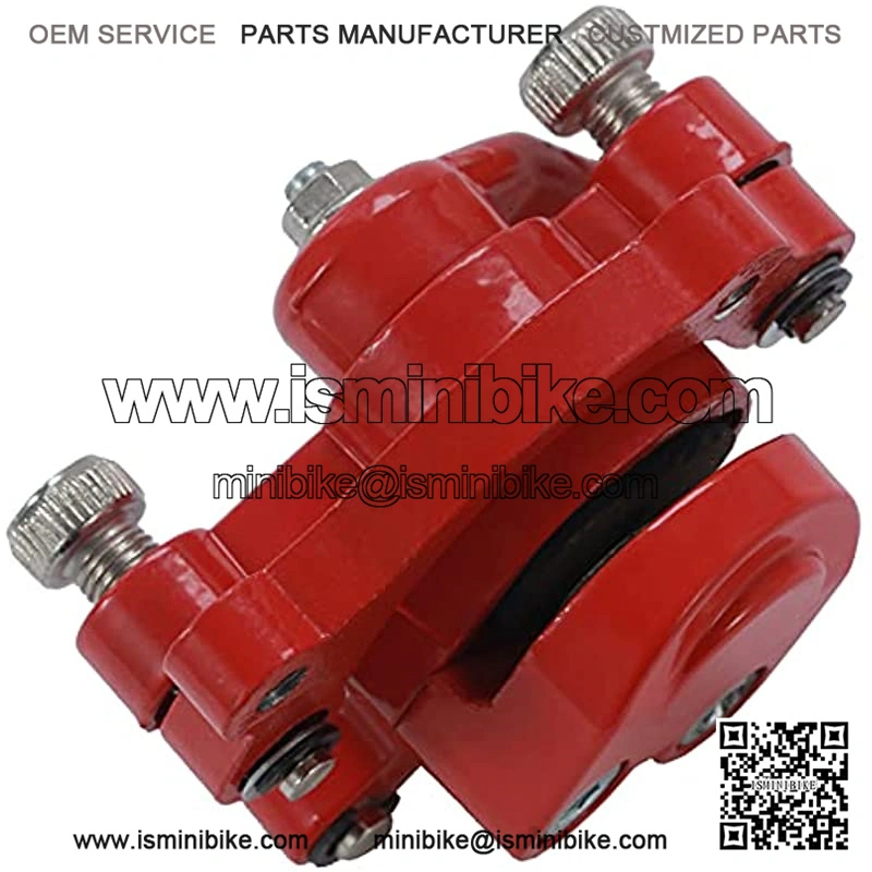 Left front Disc Brake Caliper with Brake Pads Compatible with Doodlebug Dirtbug 97cc 2.8HP DB30 - Image 3