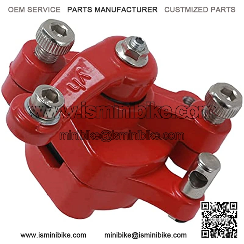 Left front Disc Brake Caliper with Brake Pads Compatible with Doodlebug Dirtbug 97cc 2.8HP DB30 - Image 4