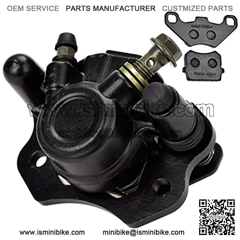 Chinese ATV Rear Brake Caliper for 50cc 70cc 90cc 110cc 125cc 150cc 200cc Coolster Taotao Kazuma Roketa Sunl Four Wheeler Baja Kinroad Trailmaster XRX 150 250 GT Tomberlin Crossfire