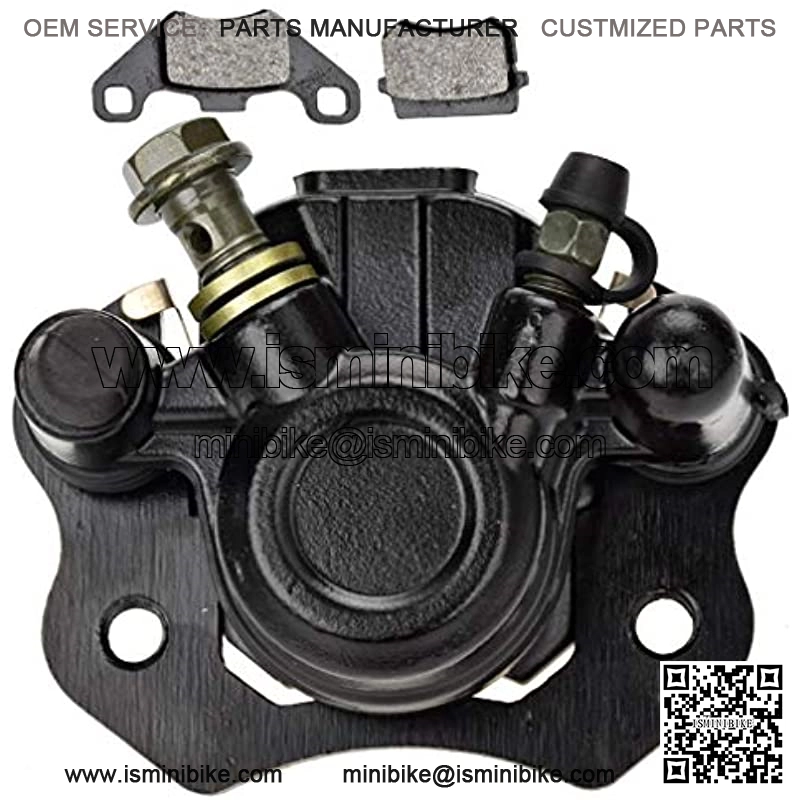 Chinese ATV Rear Brake Caliper for Coolster Taotao Kazuma Roketa Sunl Baja Kinroad 50cc 70cc 90cc 110cc 125cc 150cc 200cc Four Wheeler Trailmaster XRX 150 250 GT Tomberlin Crossfire