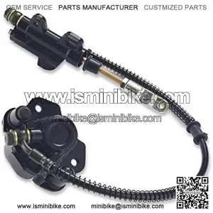 Rear Brake Caliper Master Cylinder Assembly for 50cc 70cc 90cc 110cc 125cc Chinese ATV Quad Taotao Boulder B1 Coolster 3050HD