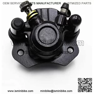 Chinese ATV Rear Brake Caliper for Coolster Taotao Kazuma Roketa Sunl Baja Kinroad 50cc 70cc 90cc 110cc 125cc 150cc 200cc Four Wheeler Trailmaster XRX 150 250 GT Tomberlin Crossfire Black
