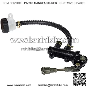 Motorcycle Rear Brake Master Cylinder Pump Hydraulic Refit for Motorbike ATV Dirt Bike Compatible with Kawasaki Ninja ZX6 ZX7