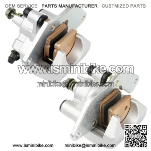 Front Left Right Brake Caliper W/ Pad For Honda TRX420FM Rancher 420 4X4 2007-21