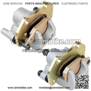 Front Left Right Brake Caliper W/ Pad For Can-Am Outlander 400 2X4 4X4 2003-2015