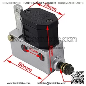 partes de motocicleta La bomba de fde fde fprincipal hidr??ulico del pie trasero es adecuado for kart Canal de Piezas de modificaci??n de motocicletas de cuatro rue