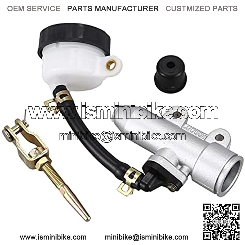 9010-080400 Motorcia FMaster Cilindro Montaje FFMaster Master Cilindro Bomba for CF500 ATV UTV IR Kart Quad Piezas maestras del Cilindro (Color : Silver)