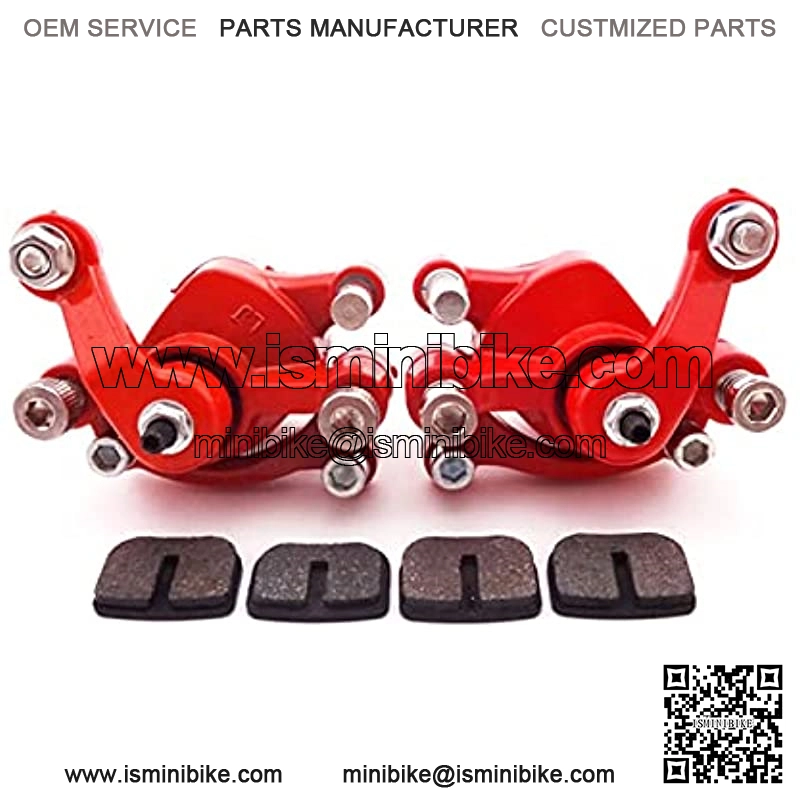 Pinzas de Fde Disco Izquierda y Derecha + Pastillas de FApta for Bicicleta de Bolsillo Chino Mini Dirt Bike Goped Scooter Canal DE IR Kart reemplazo de Piezas - Image 2