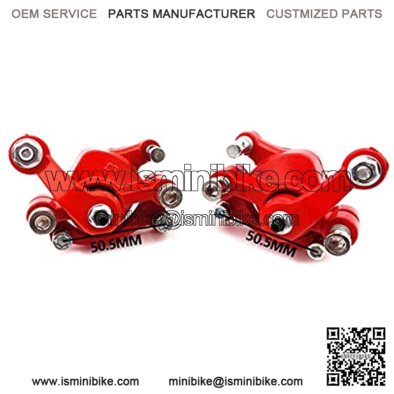 Pinzas de Fde Disco Izquierda y Derecha + Pastillas de FApta for Bicicleta de Bolsillo Chino Mini Dirt Bike Goped Scooter Canal DE IR Kart reemplazo de Piezas - Image 4