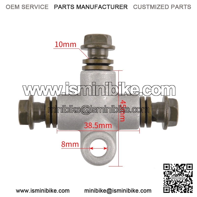 ATV ATV Karting One-to-Three Brake Pump Bifurcated Interface Adapter Hydraulic Brake Pump Tee - Image 2
