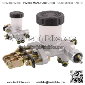 Karting ATV four-wheel ATV brake pump hydraulic disc brake main pump one drag three-legged brake pump main pump caliper